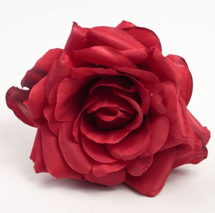 Rosa Toledo. Flor Flamenca. Rojo. 13cm